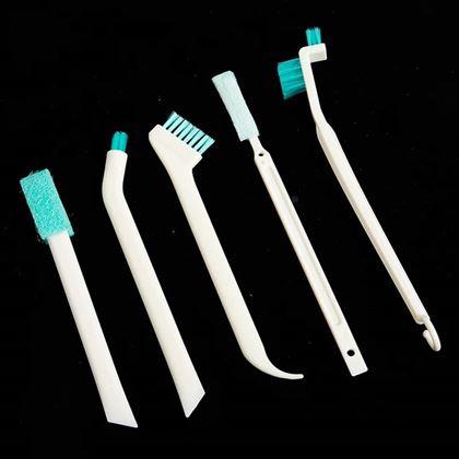 Imaginea din Set de periuțe pentru curățarea locurilor greu accesibile, 5 bucăți