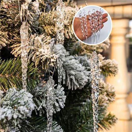 Imaginea din Decorațiuni de Crăciun pentru brad rampouchy, 12 bucăți