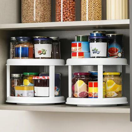 Imaginea din Organizator rotativ cu două rafturi