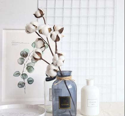 Imaginea din Ramură artificială de bumbac 50 cm