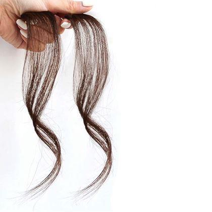 Imaginea din Extensie de păr cu clips, efect șuvițe - maro