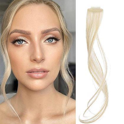 Imaginea din Extensie de păr cu clips, efect șuvițe - blondă