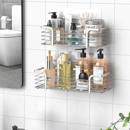 Imaginea din Raft din inox autoadeziv pentru duș 30 cm
