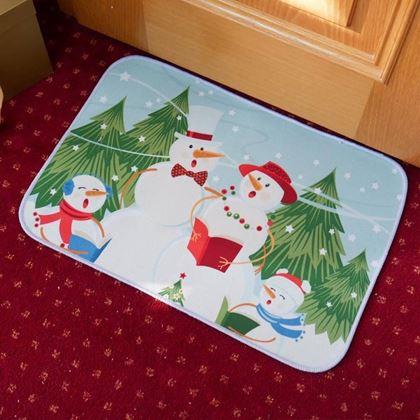 Imaginea din Roșcovă de Crăciun  - oameni de zăpadă