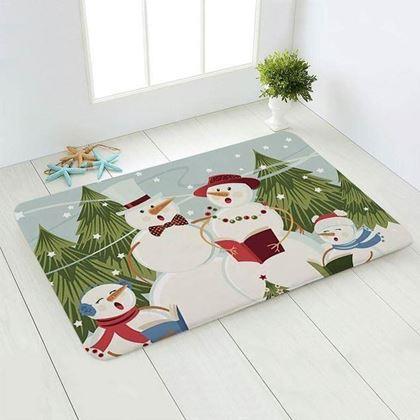 Imaginea din Roșcovă de Crăciun  - oameni de zăpadă