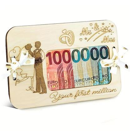 Imaginea din Cadou de nuntă - cutie din lemn pentru bani