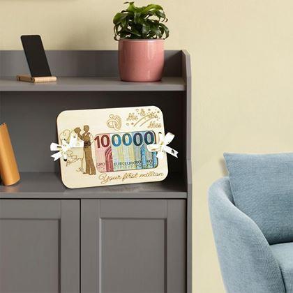 Imaginea din Cadou de nuntă - cutie din lemn pentru bani