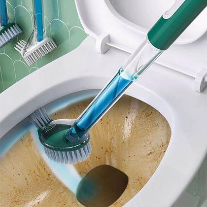 Imaginea din Perie de toaleta cu dozator de detergent cu suport