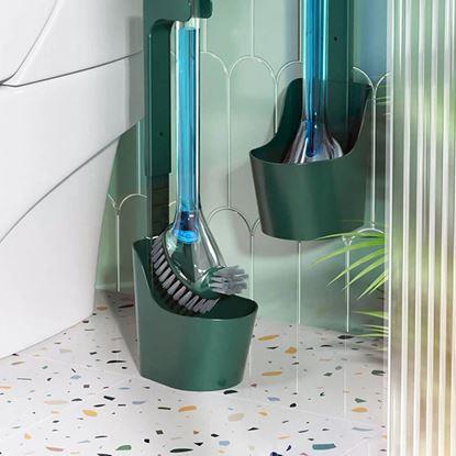Imaginea Perie de toaleta cu dozator de detergent cu suport