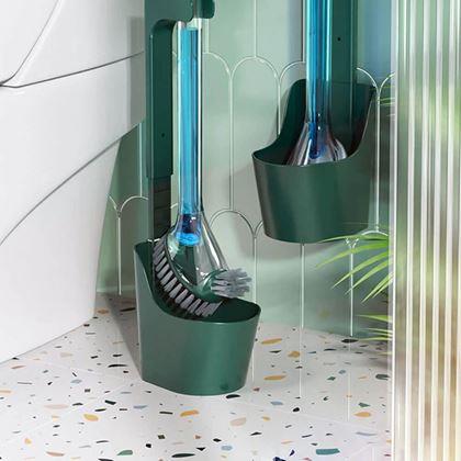 Imaginea din Perie de toaleta cu dozator de detergent cu suport