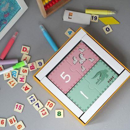 Imaginea din Puzzle educaționale – numărat, 20 de piese