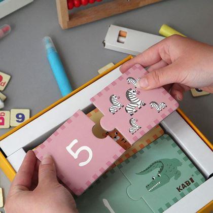 Imaginea din Puzzle educaționale – numărat, 20 de piese