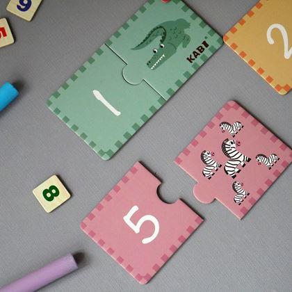 Imaginea din Puzzle educaționale – numărat, 20 de piese