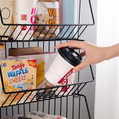 Imaginea Organizator metalic stivuibil cu trei niveluri