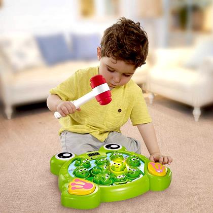 Imaginea din Super joc muzical de atenție - Lovește broscuța