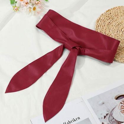 Imaginea din Curea decorativă pentru femei  - roșcat-maroniu