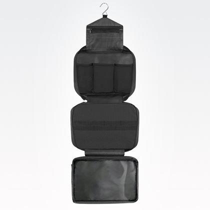 Imaginea din Organizator de cosmetice suspendat pentru călătorii - negru