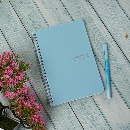 Imaginea din Agendă de motivare nedatatată  -  albastră