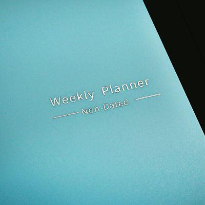 Imaginea din Agendă de motivare nedatatată  -  albastră