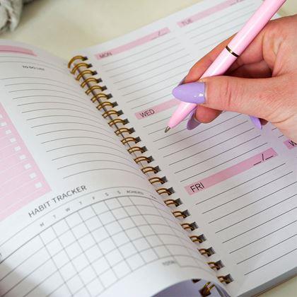 Imaginea din Agendă de motivare nedatatată  -  roz