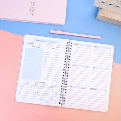 Imaginea din Agendă de motivare nedatatată  -  albastră