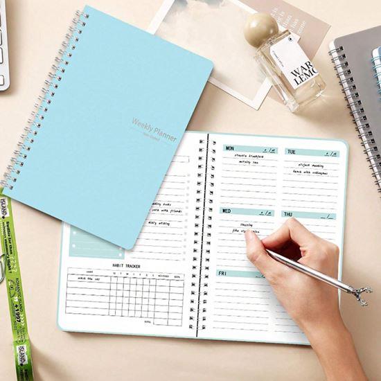 Imaginea din Agendă de motivare nedatatată  -  albastră