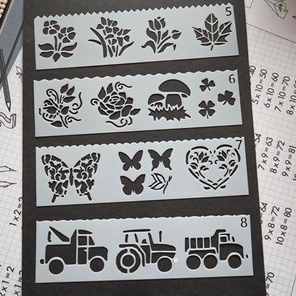 Imaginea din Set de șabloane pentru pictat, 27 de imagini