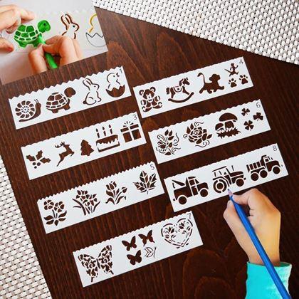 Imaginea din Set de șabloane pentru pictat, 27 de imagini