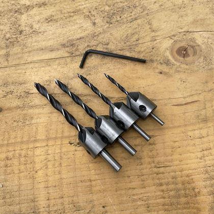 Imaginea din Set de burghie cu adâncitor - 4 bucăți