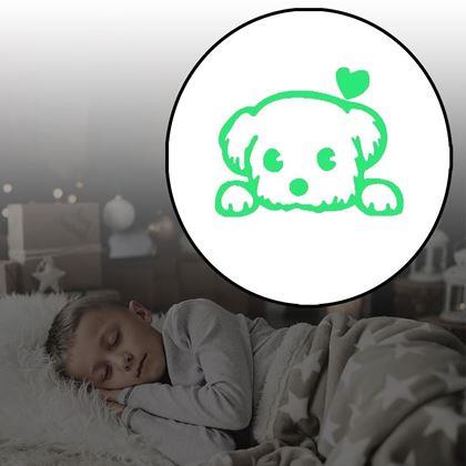 Imaginea din Sticker luminoase peste întrerupător  - căţel