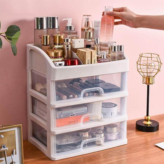 Imaginea din Organizator de machiaj cu sertare