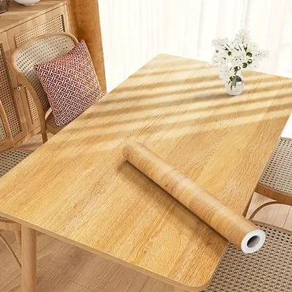 Imaginea din Folie autocolantă pentru pardoseală 200x60 cm - lemn deschis