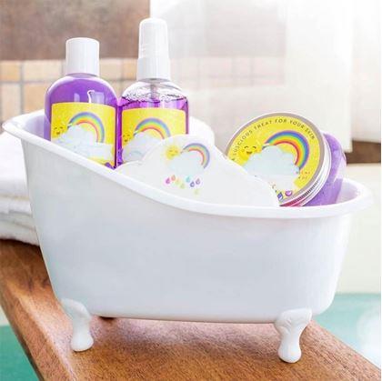 Imaginea din Organizator pentru cosmetice - tăviță - alb