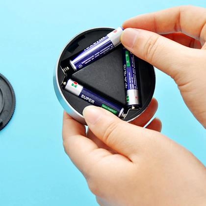 Imaginea din Lampă autoadezivă cu 3 LED-uri argintie