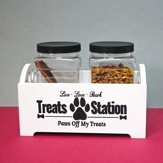 Imaginea din Recipient cu 2 containere pentru recompense pentru câini