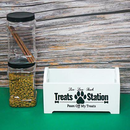 Imaginea din Recipient cu 2 containere pentru recompense pentru câini