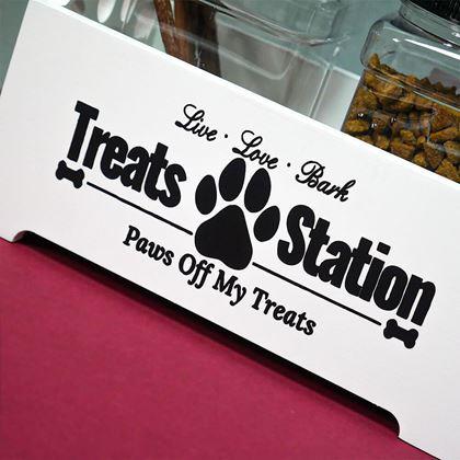 Imaginea din Recipient cu 2 containere pentru recompense pentru câini