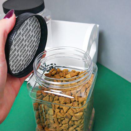 Imaginea din Recipient cu 2 containere pentru recompense pentru câini