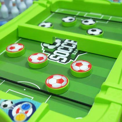 Imaginea din Set de jocuri sportive de masă 6-în-1 – fotbal, baschet, curling, curse, popice, bowling