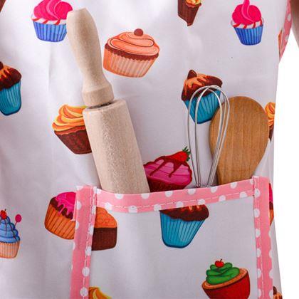 Imaginea din Set de patiserie pentru copii cu ustensile și șorț