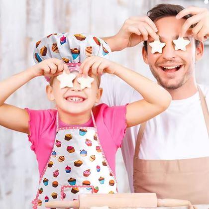 Imaginea din Set de patiserie pentru copii cu ustensile și șorț