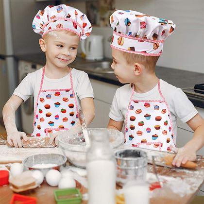 Imaginea din Set de patiserie pentru copii cu ustensile și șorț