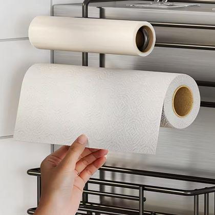 Imaginea din Organizer metalic pentru frigider negru