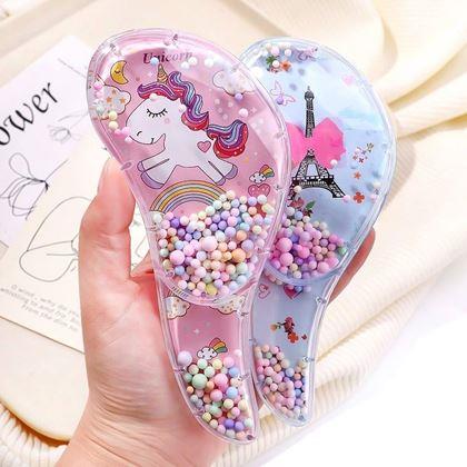 Imaginea din Perie pentru păr pentru copii  -  unicorn