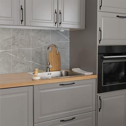 Imaginea din Placă autoadezivă 30x30 cm  -  marmură gri deschis