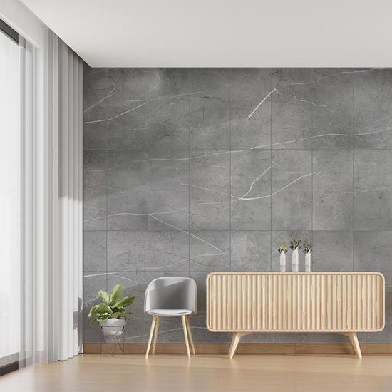 Imaginea din Placă autoadezivă 30x30 cm  -  marmură gri deschis