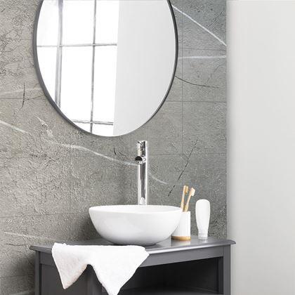 Imaginea din Placă autoadezivă 30x30 cm  -  marmură gri deschis