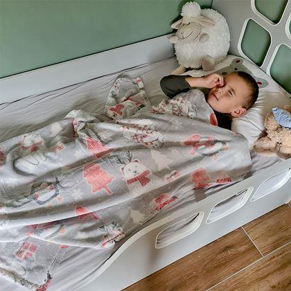 Imaginea din Pătură de Crăciun luminată