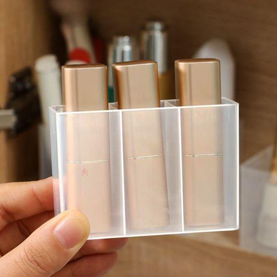 Imaginea din Organizator autoadeziv cu 3 compartimente - transparent
