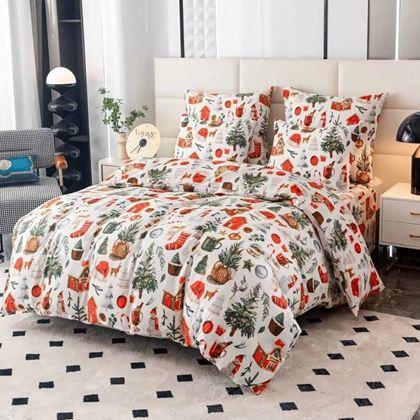 Imaginea din Lenjerie de pat din microfibră flanel – Crăciun fermecat